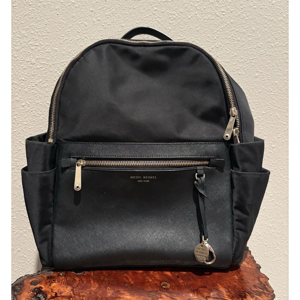 Henri Bendel Black Diaper Backpack Used